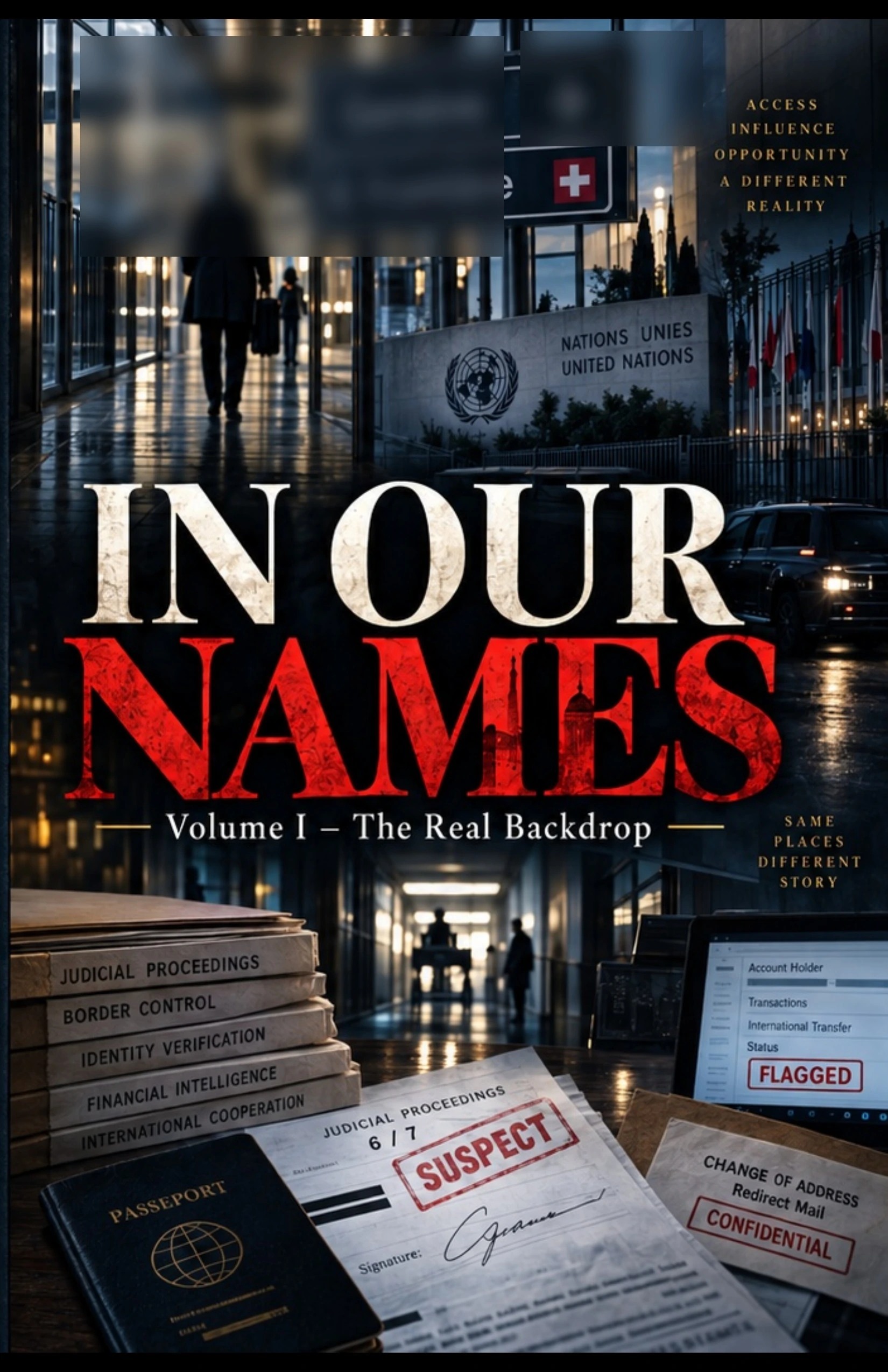 Cover of IN OUR NAMES — Volume I: The Real Backdrop