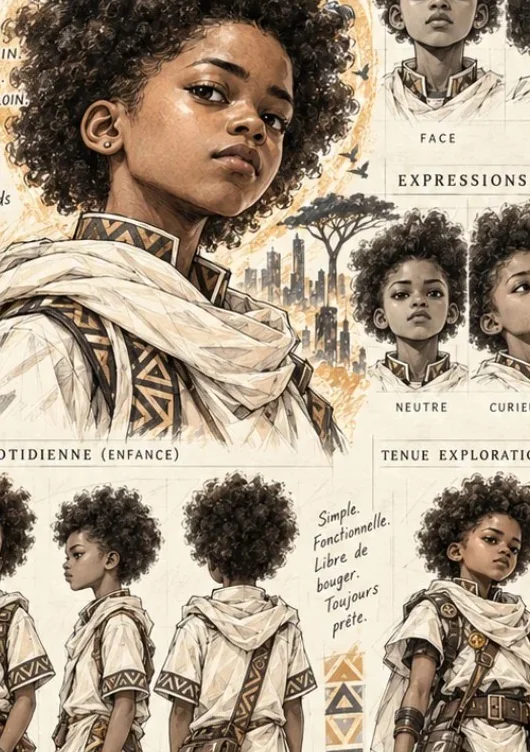 Nzitani, portrayed in a canonical character study