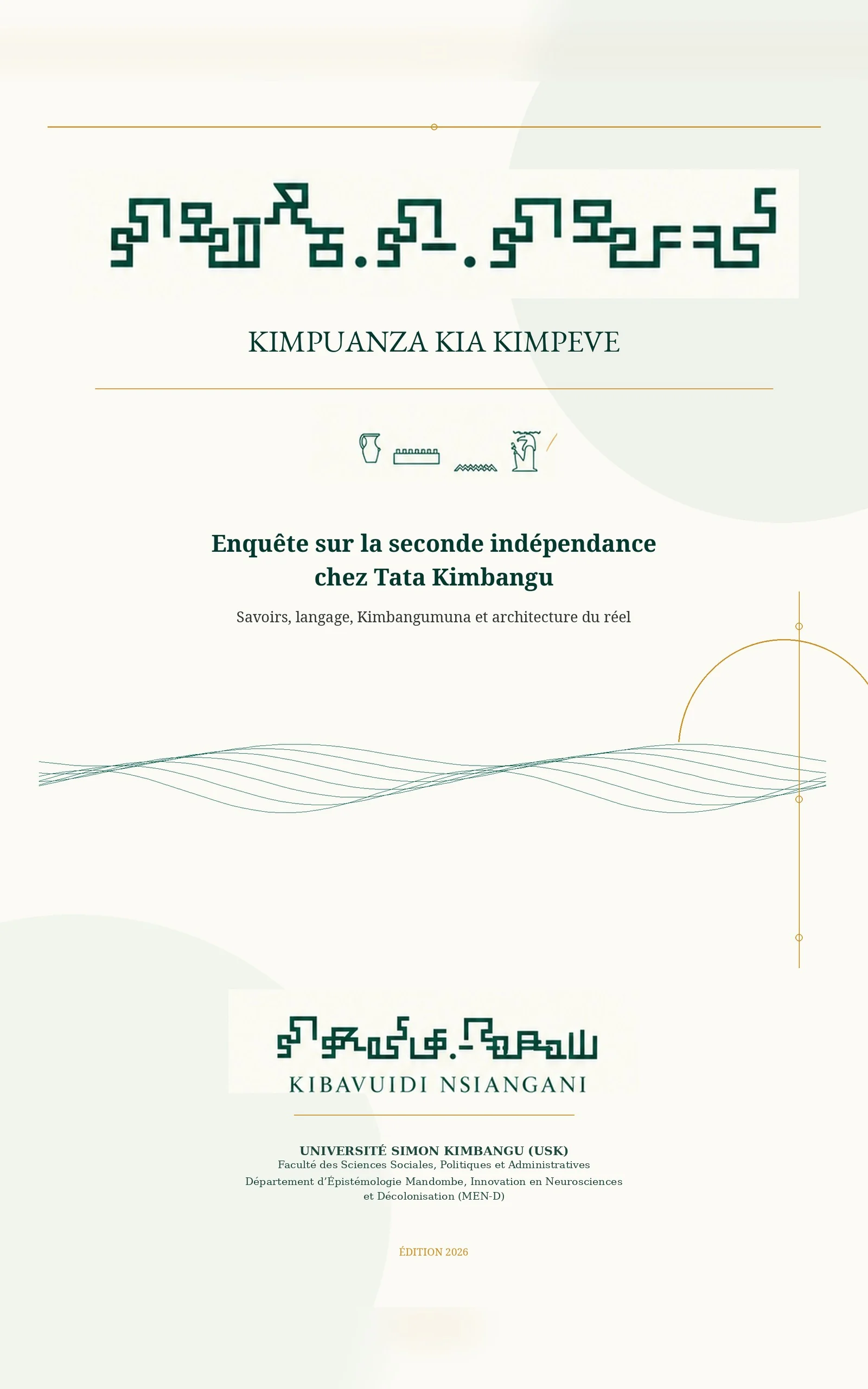 Cover of Kimpuanza Kia Kimpeve — Cinq passages choisis